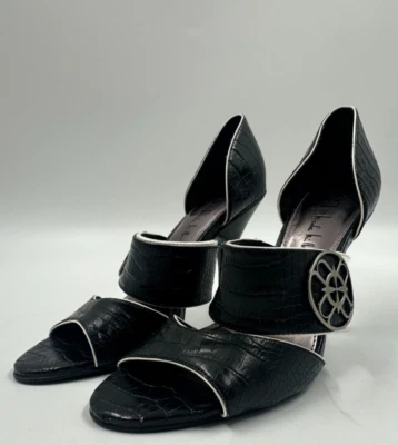 Nicole Miller Mujer Damas Negro Nicole Sin Cordones Moda Bomba Tacones Altos Talla 6.5M Foto 1 de 4