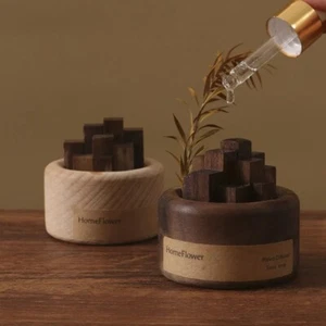 1pcs Difuser Essential Oil Wood Scent Diffuser 3 Color Unique Home Decoration - Picture 1 of 10