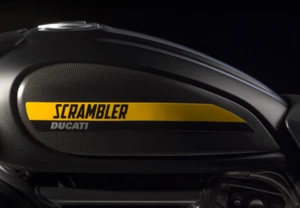 Carbon Side Panels Ducati Scrambler 800 (15-18) 96980591A - Genuine Part - Picture 1 of 6