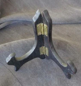 Nice Foldable Wooden Small Size Plate Display Rack, GOOD CONDITION - USEFUL - Picture 1 of 3