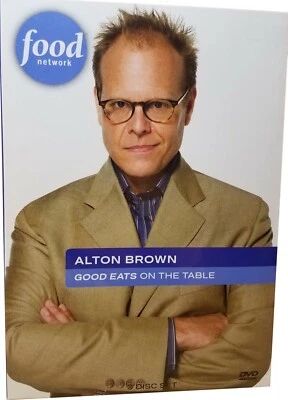 **Sealed** Alton Brown: Good Eats on the Table (DVD, 3 Disk Set) - Image 1 of 2
