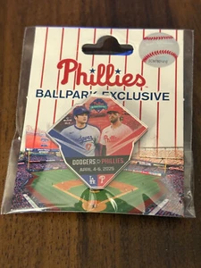 2025 Phillies vs. Dodgers Series April 4th-6th-Match-Up Pin-Ohtani and Harper - Picture 1 of 3