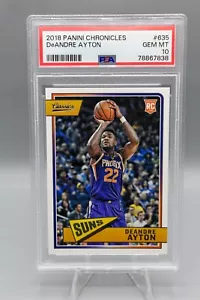 2018 Panini Chronicles Classics Deandre Ayton Rookie #635 PSA 10 GEM MINT Suns - Picture 1 of 2