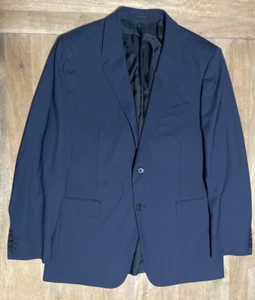 Theory $595 Blue Chambers New Tailor 2 Sport Jacket Men 42R Slim Fit Wool Blazer - Picture 1 of 10