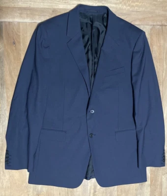 Theory $595 Blue Chambers New Tailor 2 Sport Jacket Men 42R Slim Fit Wool Blazer - Image 1 of 4