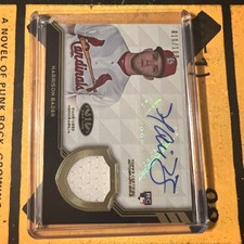 2018 Topps Tier One Harrison Bader Relic Auto 10/100 St. Louis Cardinals Auto RC