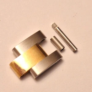 ROLEX 10mm Oyster link 18ct YELLOW Gold and Steel - Picture 1 of 15