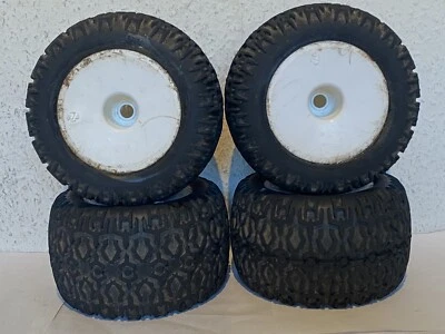 Vier 1:8 Off-Road Truggy/Buggy/Truck-Räder-20mm 6-Kant Mitnehmer - Bild 1 von 4