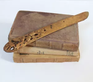 Jugendstil Papierschneider Naturalist Bronze signiert - Bild 1 von 11