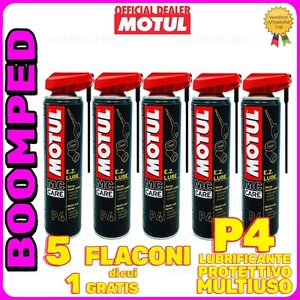 5x400ml tipo WD40 LUBRIFICANTE SBLOCCANTE PROTETTIVO MOTUL P2 EZ MULTIUSO 05MO22 - Foto 1 di 5