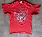 Cincinnati Reds Mens Large Shirt Single Stitch Vintage 1990 90s Made In USA MLB