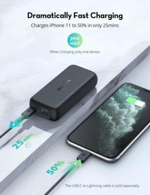 RAV RP-PB186 10000mAh 20W USB-C Charger - Your On-the-Go Power Partner - Image 1 of 4
