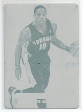 2012-13 PANINI TOTALLY CERTIFIED DEMAR DEROZAN COMMONS CYAN PRINTING PLATE #1/1
