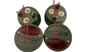 Suitable Willys MB Ford GPW Jeeps Truck Military Cat Eye Rear Tail Light (4 Pcs) - Bild 1 von 4