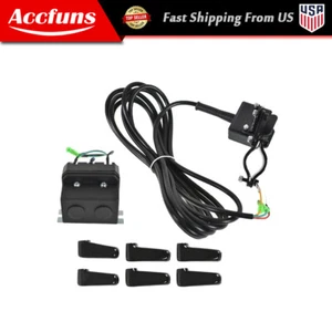 For ATV UTV 12V Contactor & Winch COMBO Solenoid Relay Rocker Thumb Switch New - Picture 1 of 6