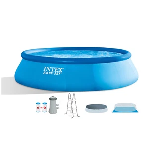 Intex Easy Set Up Inflatable Swimming Pool with Filter Pump - Picture 1 of 59