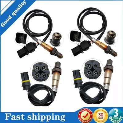 Sensor de oxígeno O2 ascendente+descendente 4 piezas para BMW 750i 750Li V8 4,8 L 2006 2007 2008 Foto 1 de 4