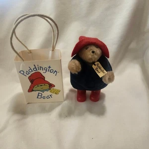 Oso Paddington de peluche con bolsa Eden Toys 5 pulgadas etiqueta botas rojas HB - Imagen 1 de 9