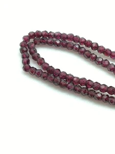Splendida collana di perle taglio granato rosso buon colore 57,65 carati 41 centimetri - Foto 1 di 5