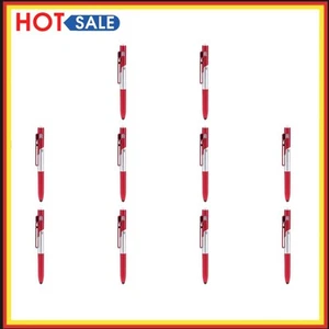 Multifunction Ballpoint Pen Folding LED Light Mobile Phone Stand Pen (Red - Afbeelding 1 van 10