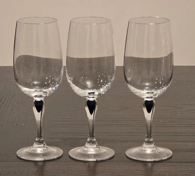 Juego de 3 copas de vino Cristal D'Arques - Durand Venise Zafiro Courvoisier Foto 1 de 4