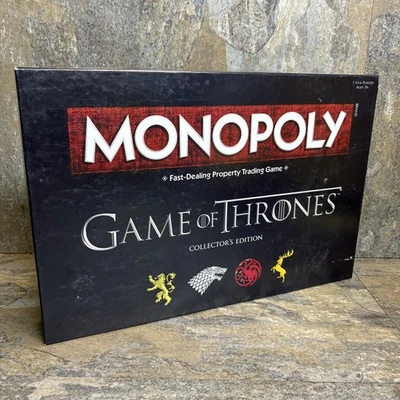 Monopoly Game of Thrones Collector’s Edition 100% Complete, Board Game USED ONCE - Image 1 of 4