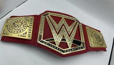 WWE Universal Championship Belt Mattel 2016 Red Kids Toy Roleplay Wrestling - Image 1 of 3
