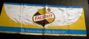 Banner de cerveza Falstaff vintage 36x13" St. Louis Missouri - Imagen 1 de 4
