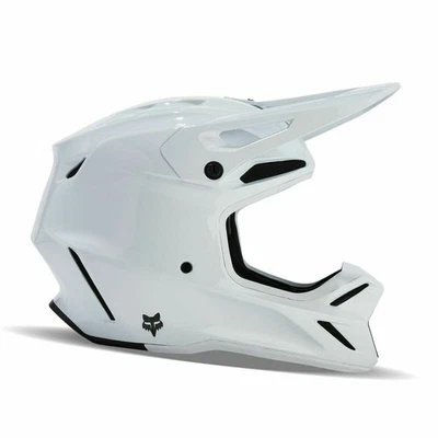 Fox Racing V3 RS Carbon White Helmet - Imagem 1 de 4