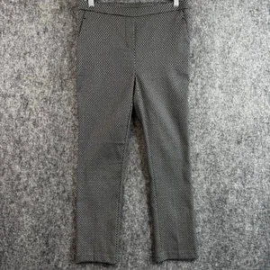 Pantalones al tobillo elásticos para mujer Jules & Leopold S/P negro blanco estampado - Imagen 1 de 11