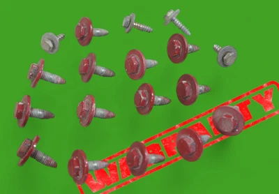 90-2002 Mercedes R129 300SL SL500 fender bolt screw 18 pc 10mm 8mm - Image 1 of 4