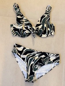 🌟 C&A Damen Bikini bunt Gr. 40 & 85C * Sommer 2025 🌟 creme schwarz weiß oliv - Bild 1 von 1