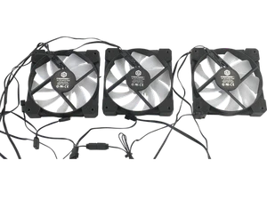 3-Pack CYBERPOWER PC AF120 ARGB PWM Hydro Bearing Cooling Fan 12vdc 0.32A 3.84W - Picture 1 of 6