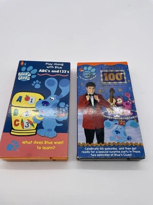 Blue's Clues 100th Episode Celebration Blues Clues Nick Jr VHS 2003 Rare & ABCs - Image 1 of 2