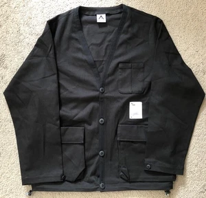 Neu ohne Etikett Wasted Collective Arbeitskleidung Cargo-Stil schwarze Jacke Herren verschiedene Größen M-XL - Bild 1 von 6