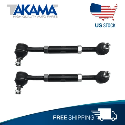 2 pcs Inner + Outer Tie Rod End kit For 86-93 NISSAN D21 4WD, 87-92 PATHFINDER - Image 1 of 4