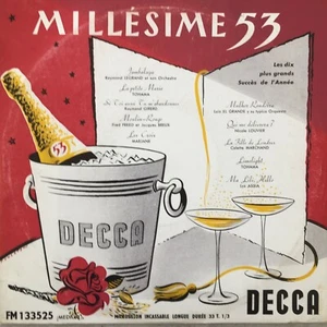 MILLESIME '53: Legrand / Tohama / Assia (FR Decca FM 133525 Mono / 10" / NM) - Picture 1 of 3