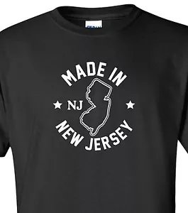 "Made in New Jersey" T-Shirt Gr. S-4XL Garden State Newark Trenton Home Born - Bild 1 von 7