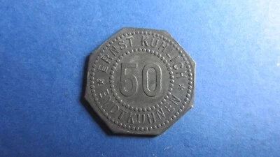 Firmennotgeld Eydtkuhnen Ernst Kühlich Ostpreußen (Russland) Me(18)9037.1 f. unc - Bild 1 von 2