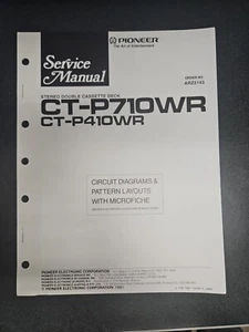 Pioneer CT-P710WR/P410WR Dbl Cass Deck Circuit Diagram Service Manual - Picture 1 of 1