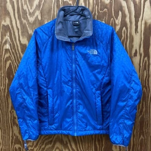 The North Face Puffer Jacket Coat Women Medium M Blue Lightweight - Picture 1 of 5