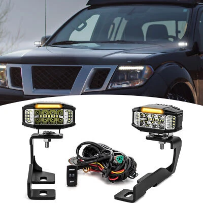 3.5'' LED Pods Ditch Light Kit - Amber DRL+Strobe For 2005-2015 Nissan Xterra - Image 1 of 4