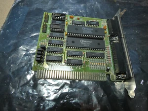 ISA 8 bit XT AT serial game paralell port card retro vintage 80s / 90s Winbond - Picture 1 of 3