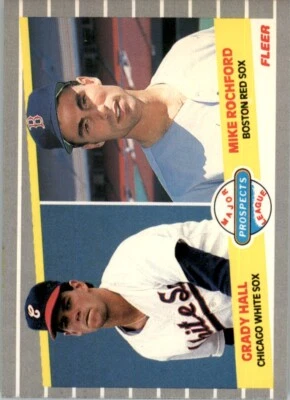 1989 Fleer MLB Grady Hall/Mike Rochford #650 - Image 1 of 2