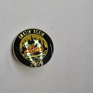 New York Mets Amazin' Again 2000 Metal Enamel Pin LFGM P0a - Picture 1 of 2