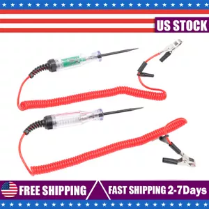2pcs 6-24V Digital Electric Voltage Circuit Tester Auto Test Light Car Truck New - Picture 1 of 11