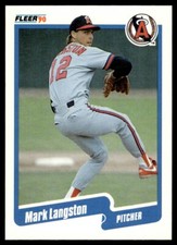 1990 Fleer Update #U-78 Mark Langston California Angels