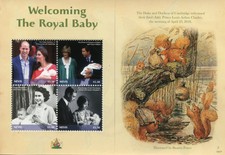 Nevis 2018 MNH Prince Louis Royal Baby William & Kate 4v M/S Royalty Stamps
