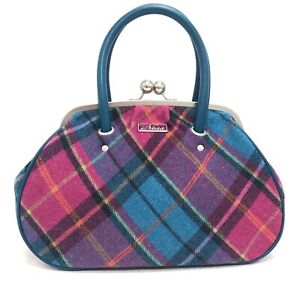 Ness Bag Pink/Blue Wool 091268