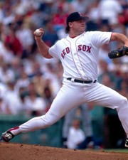 1994 ROGER CLEMENS Boston Red Sox BASEBALL ACTION Glossy Photo 8x10 PICTURE  